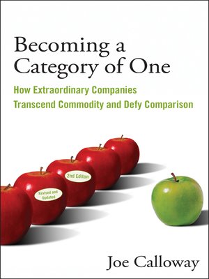 cover image of Becoming a Category of One